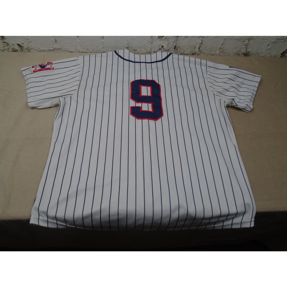 #9 Knights Movie Custom Stitched Baseball Jersey Men's XXXL White Striped - Picture 11 of 12